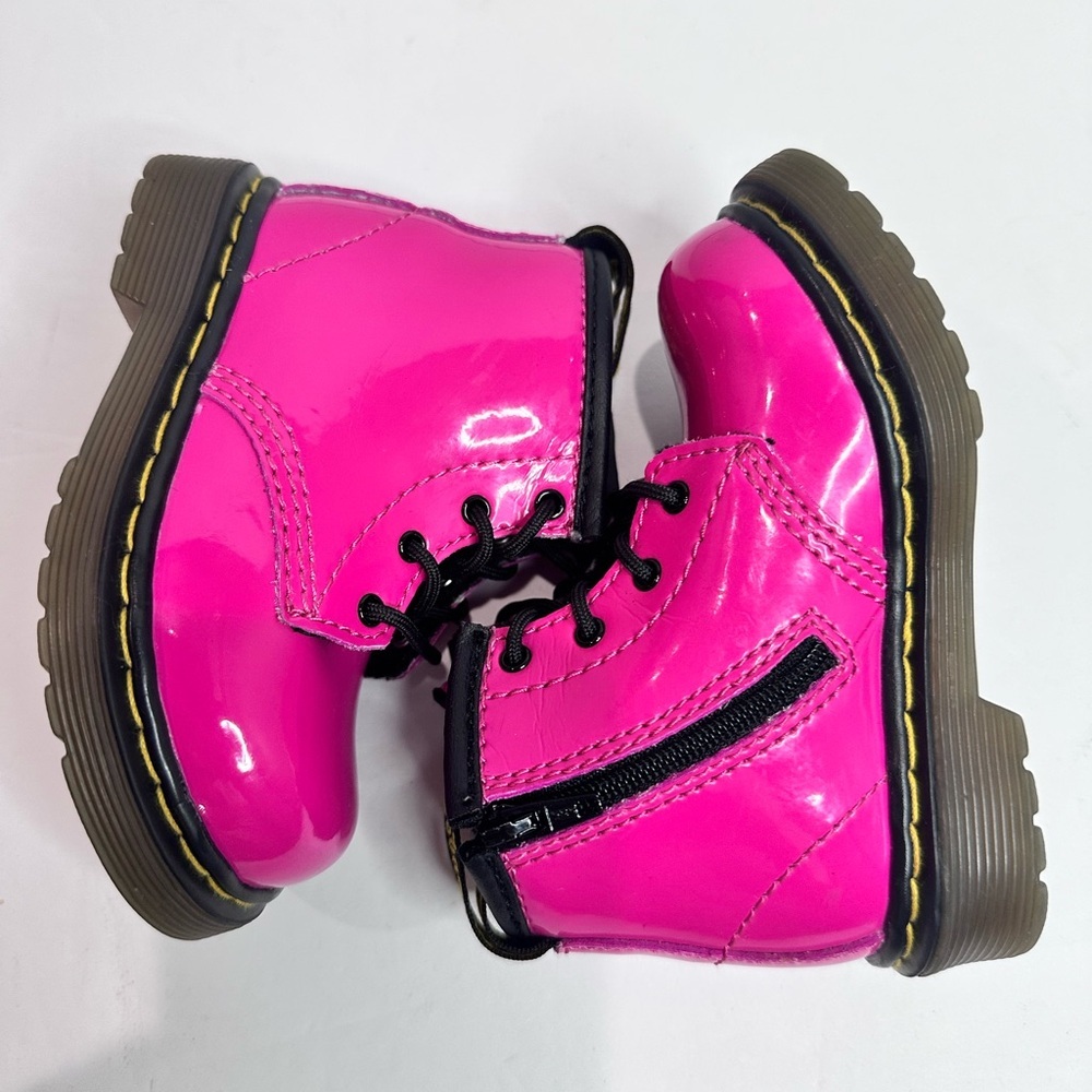 Dr. Marten’s Bright Pink Lace-Up Boots - Picture 5 of 8